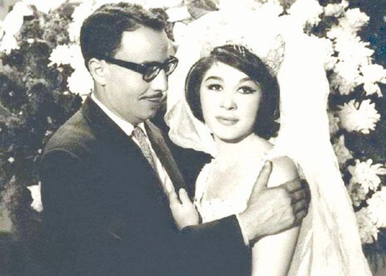 زفاف الفنان الراحل فؤاد المهندس، والفنانة الراحلة شويكار الفنانة المصرية شويكار