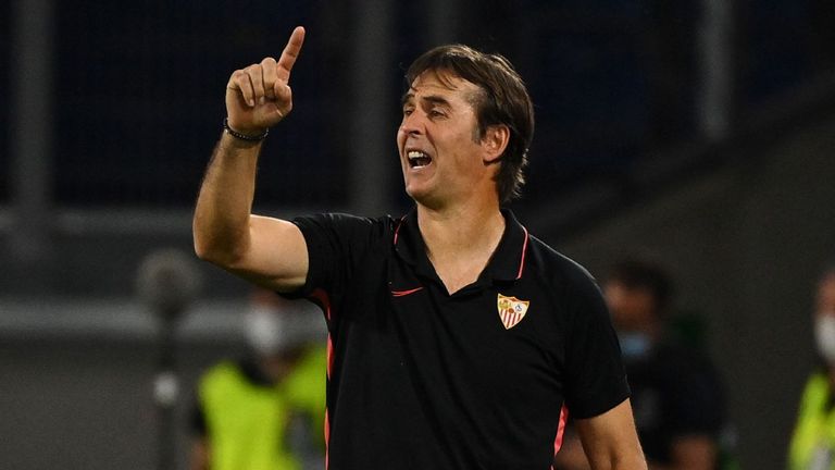 جولين لوبيتيجي مدرب إشبيلية من مواجهة مانشستر يونايتد وإشبيلية بالدوري الأوروبي