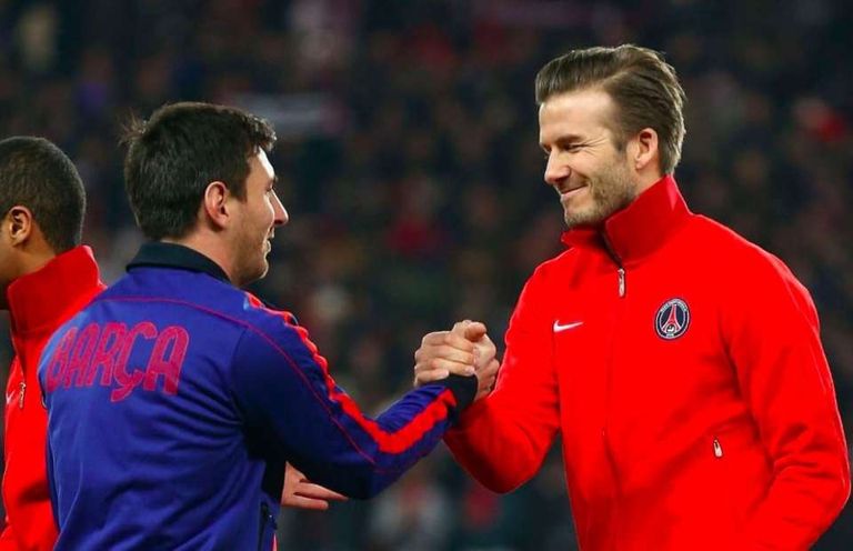 بيكهام وميسي