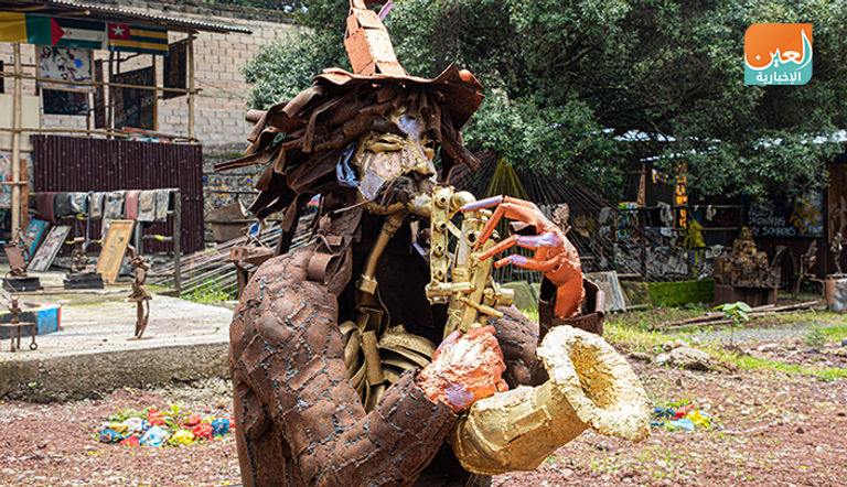 الفنان التشكيلي الإثيوبي تسفاهون غبرو