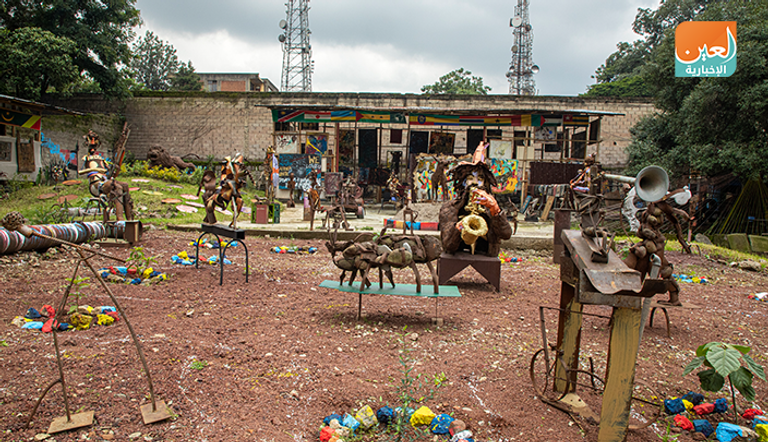 الفنان التشكيلي الإثيوبي تسفاهون غبرو