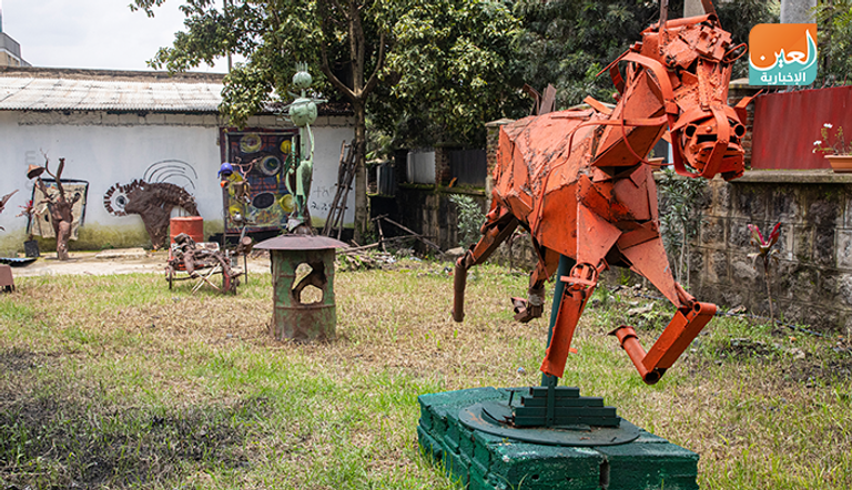 الفنان التشكيلي الإثيوبي تسفاهون غبرو