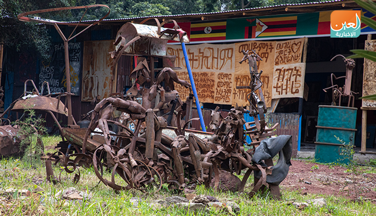 الفنان التشكيلي الإثيوبي تسفاهون غبرو
