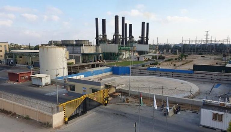  محطة توليد الكهرباء الوحيدة في غزة