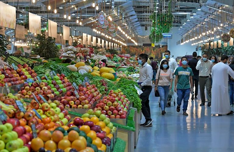 مزرعة بوسط صحراء دبي للنباتات الورقية