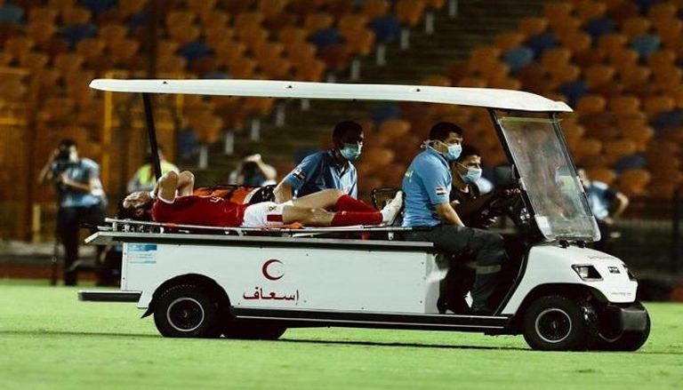إصابة محمود متولي لاعب الأهلي المصري