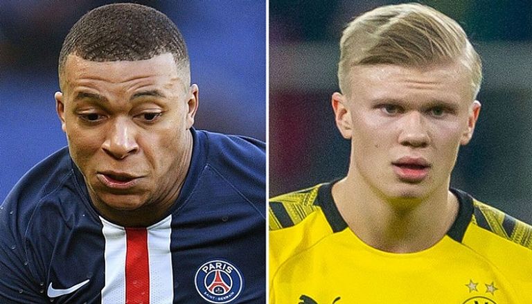 إيرلينج هالاند وكيليان مبابي