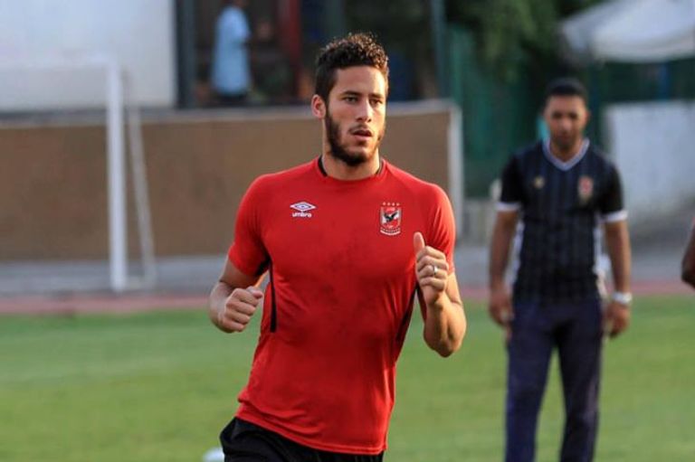 رمضان صبحي عصام الحضري نجم منتخب مصر السابق