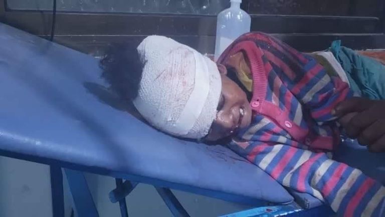 رويدا صالح "طفلة الماء" شقيق رويدا صالح يسحبها من مكان إصابتها