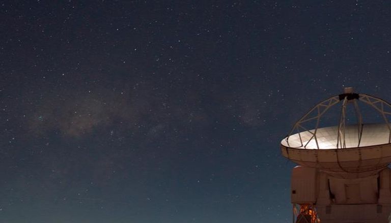 التلسكوب الراديوي بمرصد أتاكاما في تشيلي