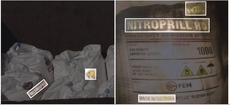 أكياس نترات الأمونيوم في مرفأ بيروت عام 2014 صورة تداولها نشطاء تربط بين حزب الله وانفجار بيروت