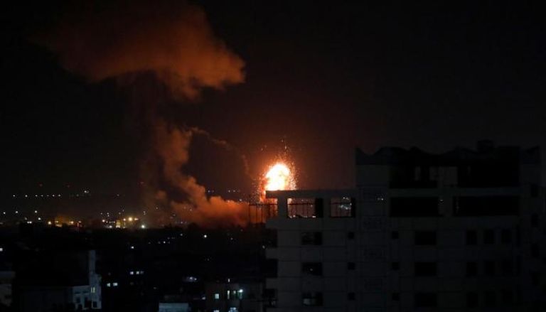 غارة إسرائيلية تستهدف موقعا لحركة حماس جنوبي قطاع غزة