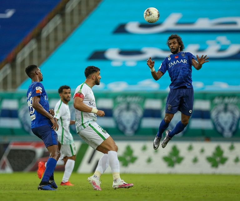 من مواجهة الأهلي والهلال في الدوري السعودي الهلال والنصر يتنافسان بقوة على لقب الدوري السعودي