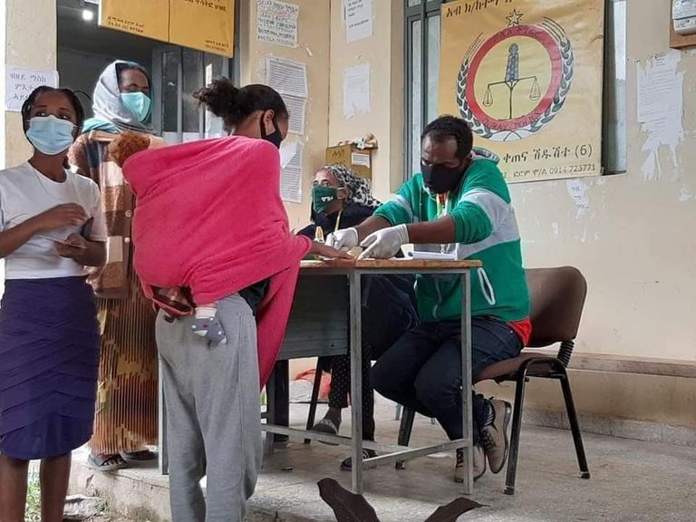 تسجيل ناخبين في إقليم تجراي شمالي إثيوبيا
