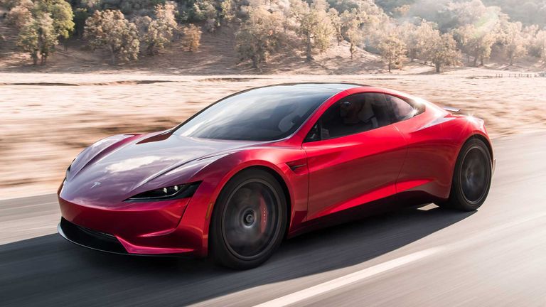 تسلا "رودستر" سيارة تسلا الكهربائية موديل S