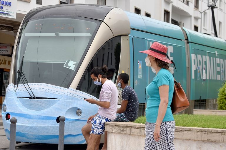 أحد الأسواق التجارية في مدينة الرباط