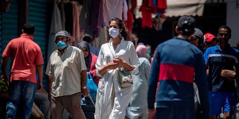 أحد الأسواق التجارية في مدينة الرباط