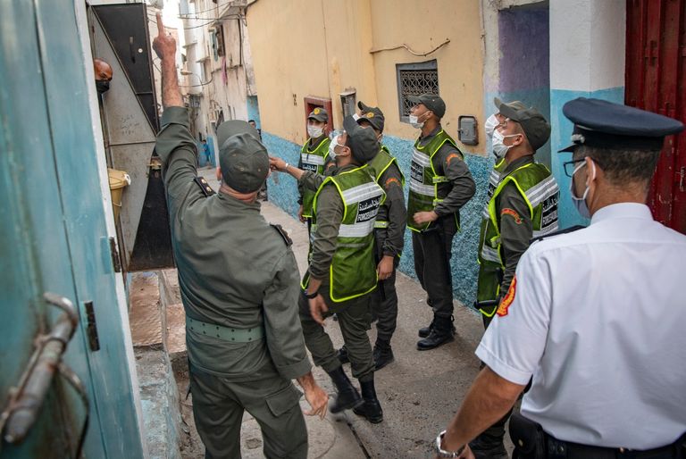 أحد الأسواق التجارية في مدينة الرباط