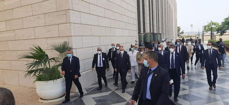 زيارة الرئيس الجزائري للمسجد مسجد الجزائر الأعظم - أرشيفية