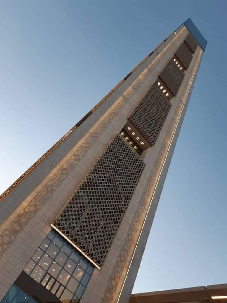 مأذنة مسجد الجزائر الأعظم مسجد الجزائر الأعظم - أرشيفية