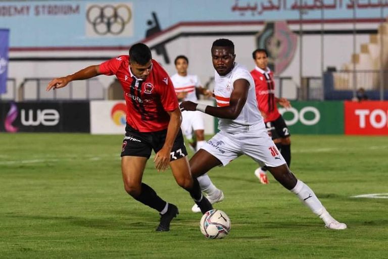 من مواجهة الزمالك ونادي مصر