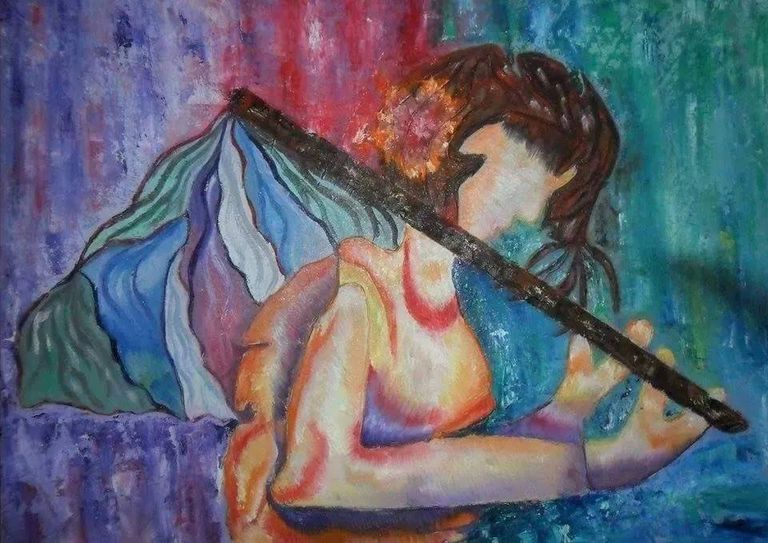 الفنانة التشكيلية العراقية مروة الحائك