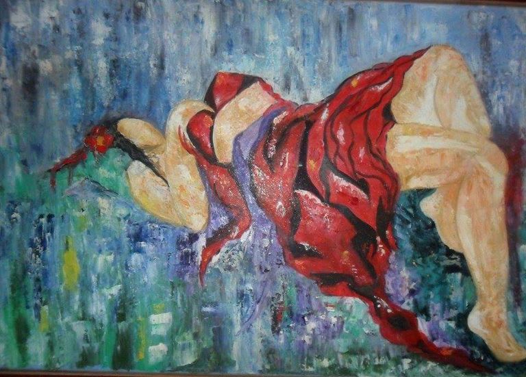 الفنانة التشكيلية العراقية مروة الحائك