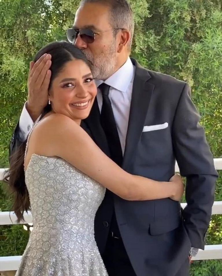 مدحت العدل يحتفل بخطوبة ابنته