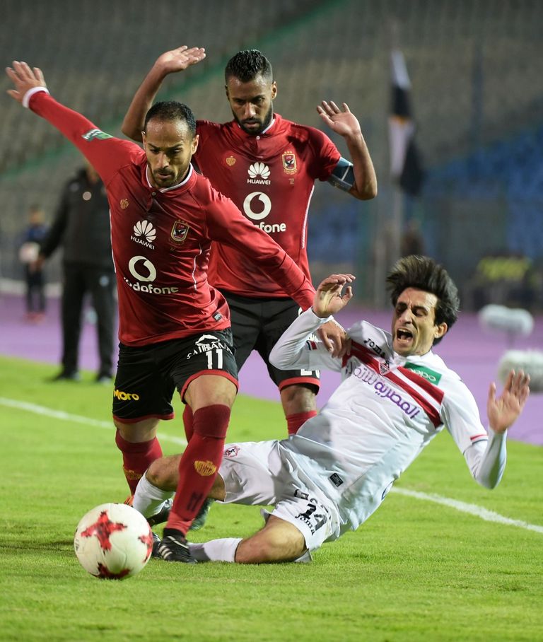 وليد سليمان وحسام عاشور من مباراة الأهلي والزمالك