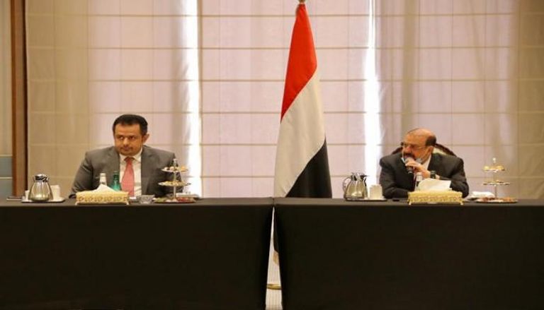لقاء رئيس الحكومة اليمنية المكلف مع رئاسة البرلمان