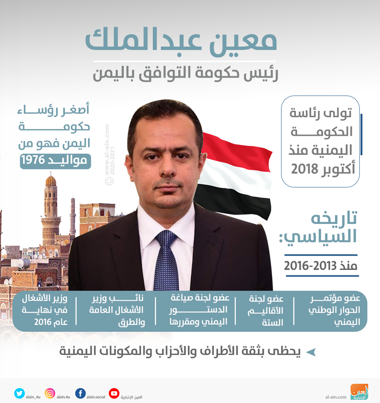 لقاء رئيس الحكومة اليمنية المكلف مع رئاسة البرلمان