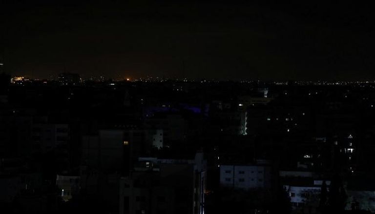 غزة خلال القصف الإسرائيلي 