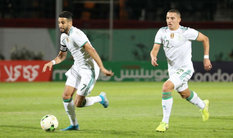 بن ناصر ورياض محرز منتخب الجزائر