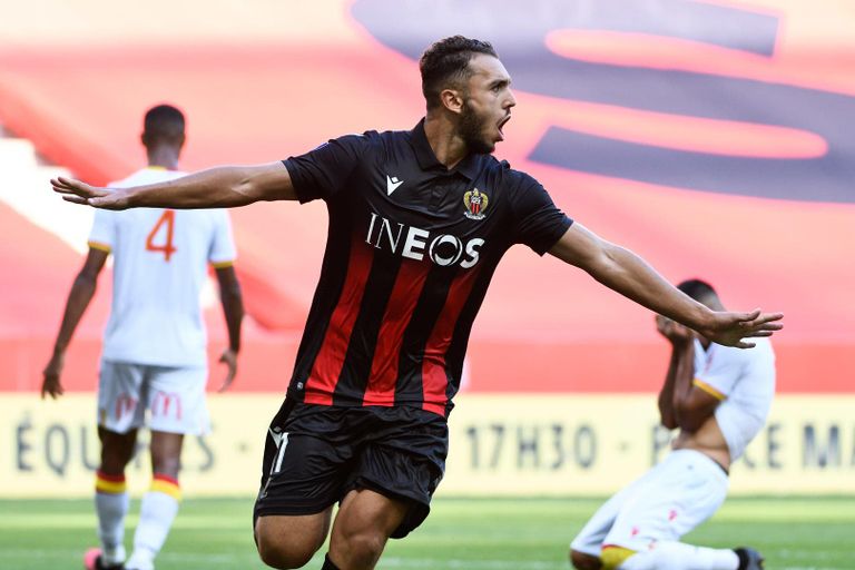 أمين جويري مهاجم نيس الفرنسي منتخب الجزائر