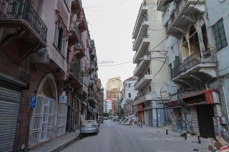 آثار انفجار مرفأ بيروت