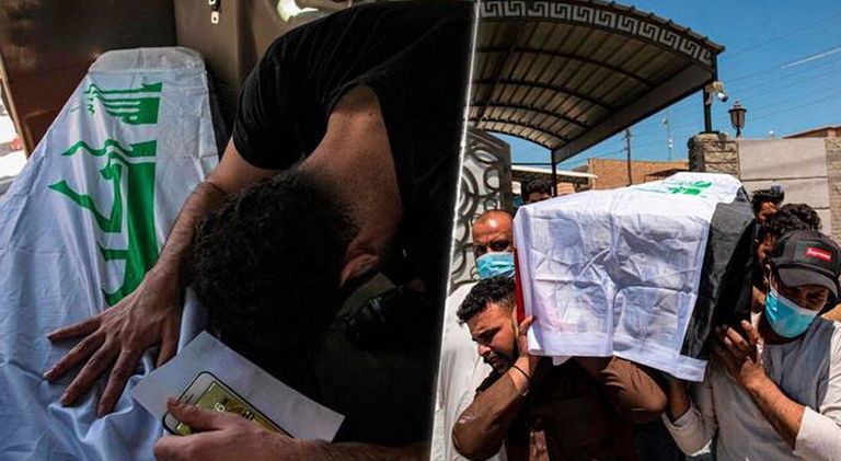 احتجاجات العراق ترفض التدخلات الإيرانية في البلاد