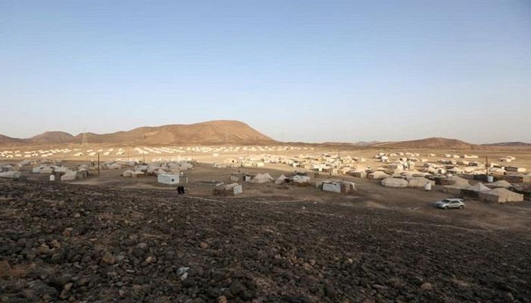 مخيمات نزوح في محافظة مأرب