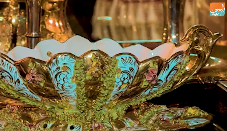 مجموعة من الأواني والمستلزمات الشخصية والمعدات الترفيهية للإمبراطور وأسرته، داخل قصر "جوبلي الوطني" للإمبراطور هيلا سيلاسي، وسط العاصمة الإثيوبية أديس أبابا