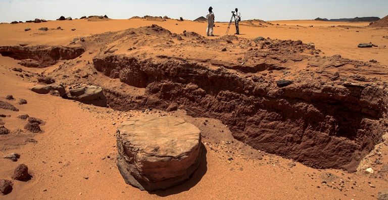  الموقع الأثري المعروف باسم جبل المراوغة في السودان