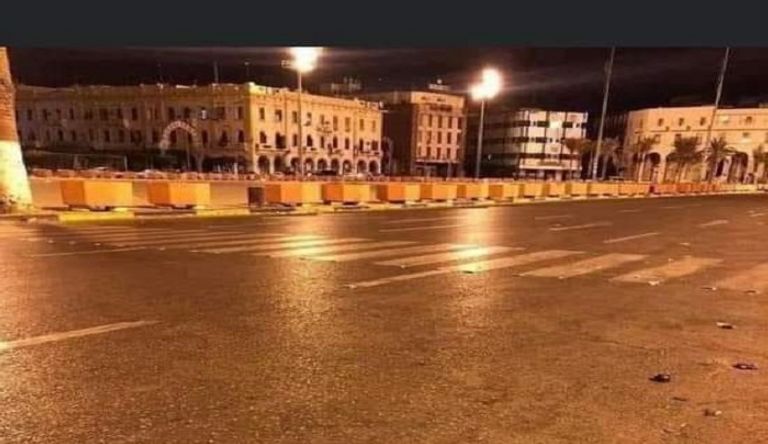 متظاهرون ليبيون في ميدان الشهداء بطرابلس- أرشيفية