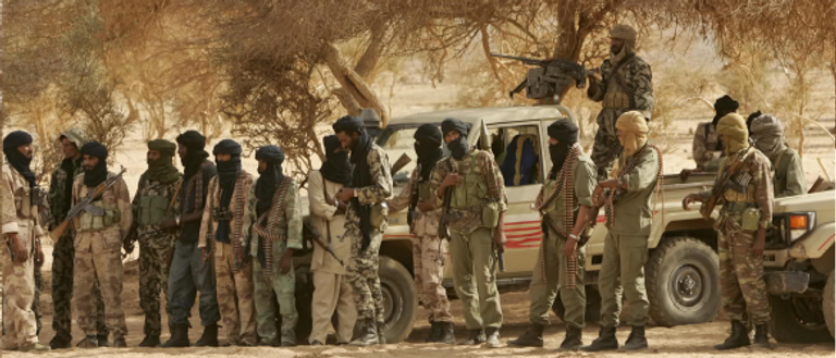 إرهابيون من حركة الأزواد المالية دواعش في شمال مالي - أرشيفية