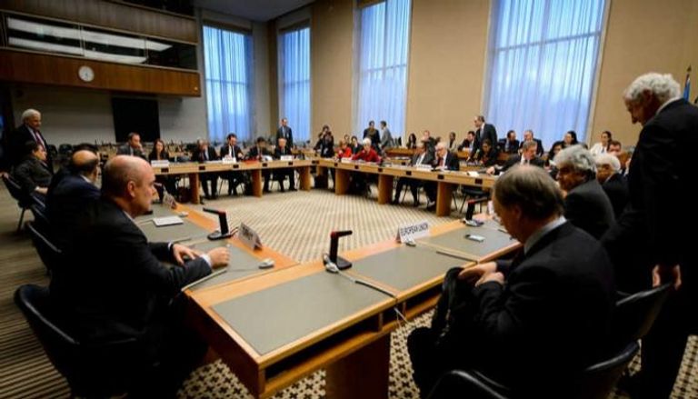 إحدى جلسات محادثات الدستور السوري بجنيف- الفرنسية
