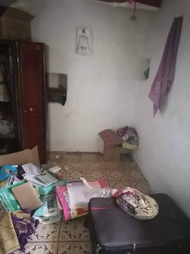 جانب من أعمال النهب التي خلفتها المليشيا الإخوانية