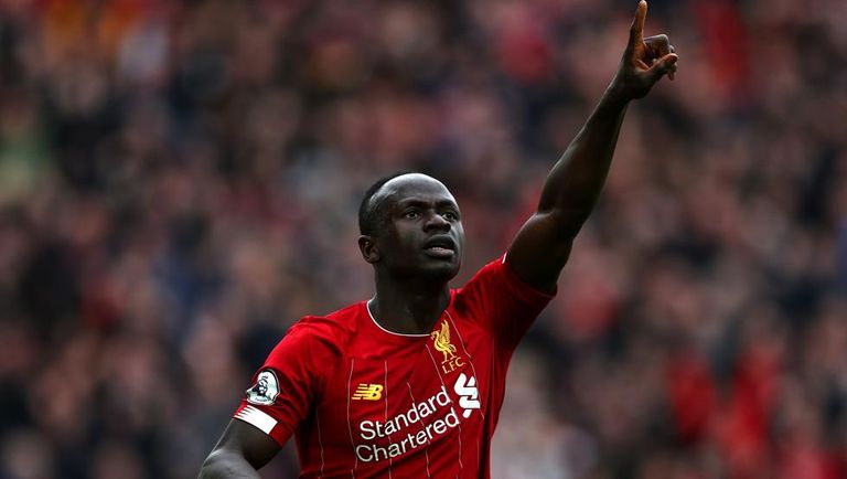 السنغالي ساديو ماني لاعب ليفربول الإنجليزي