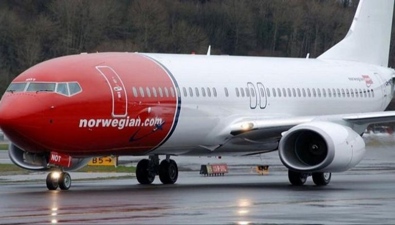 إحدى طائرات الخطوط الجوية النرويجية