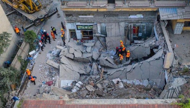  انهيار مطعم في إقليم شانشي بالصين