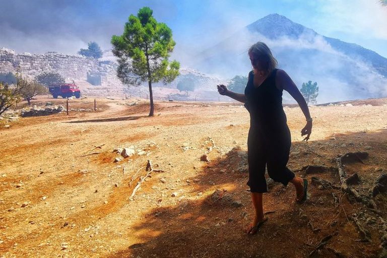 الطائرات ساهمت في إخماد الحريق