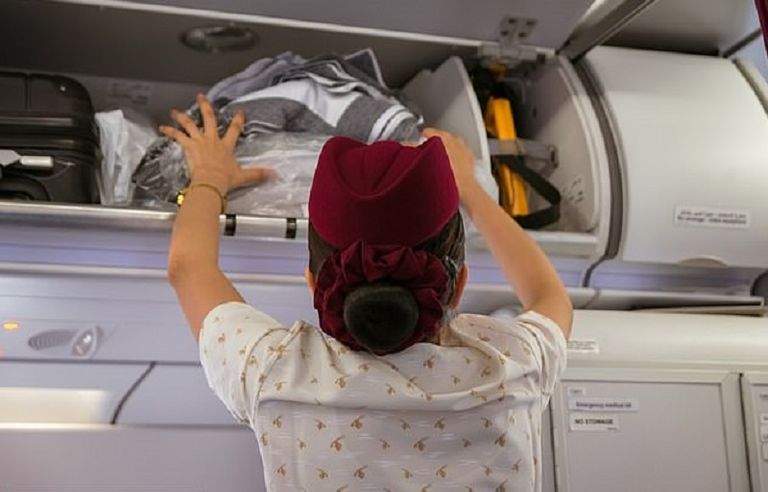 طائرة تابعة للخطوط القطرية