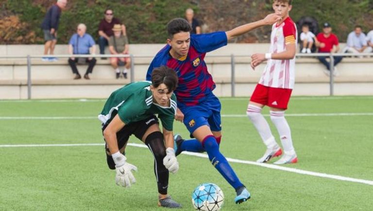 إلياس أخوماش موهبة برشلونة منتخب المغرب