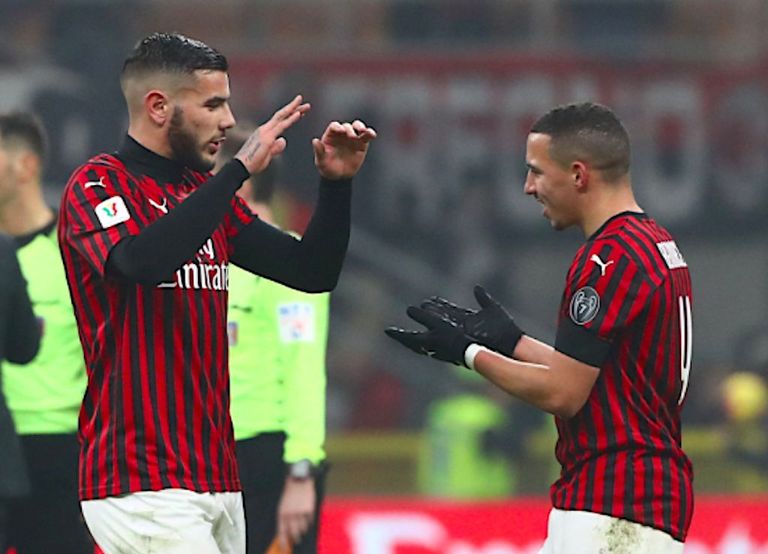 إسماعيل بن ناصر لاعب وسط ميلان الإيطالي إسماعيل بن ناصر